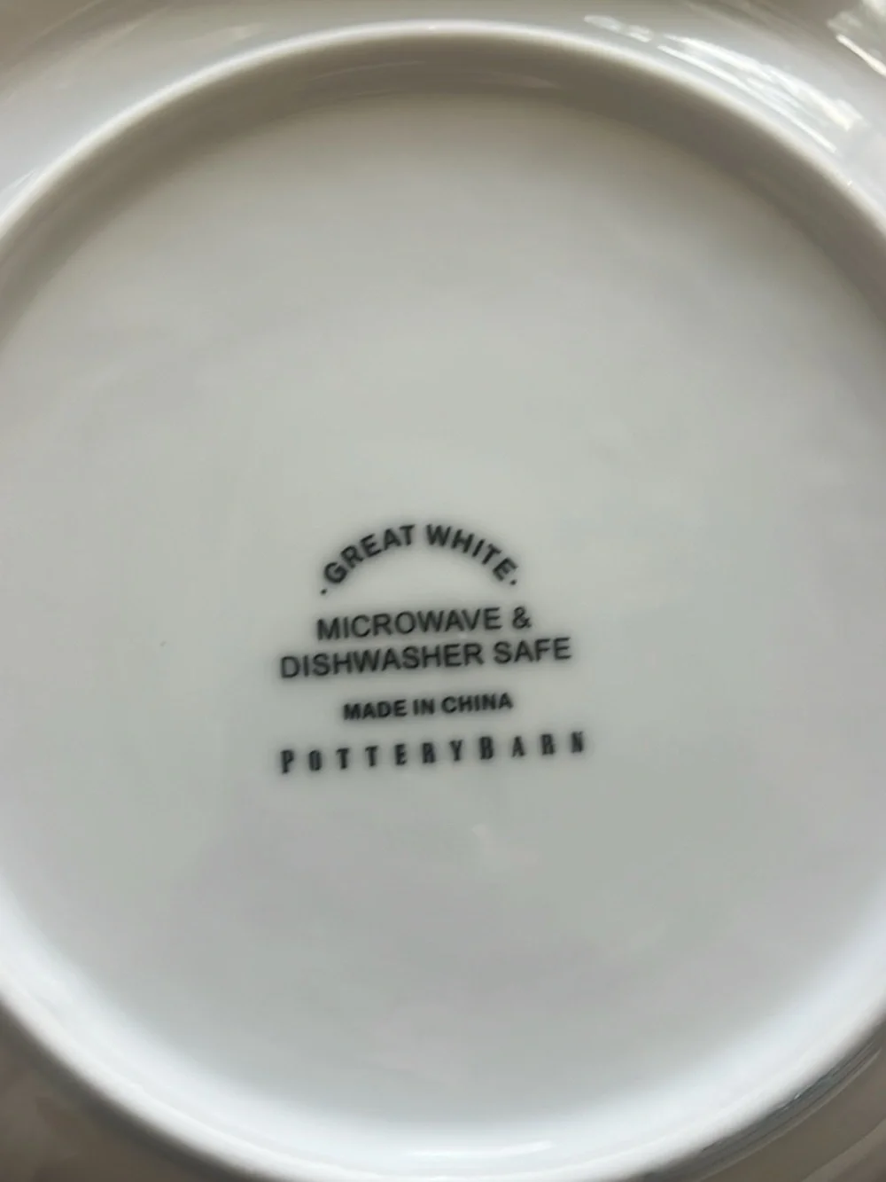 Pottery Barn Great White 10 3/4